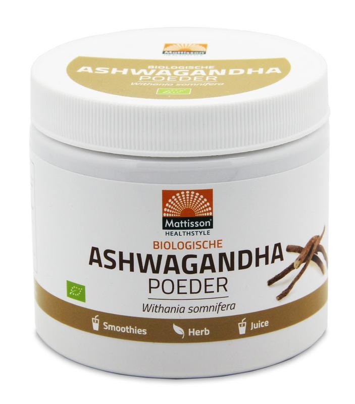 Mattisson Ashwagandha-Pulver Withania somnifera Bio (200 Gramm)