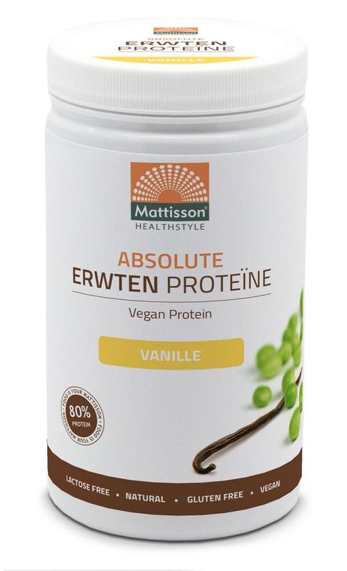Mattisson Absolutes Erbsenprotein Vanille vegan (350 gr)