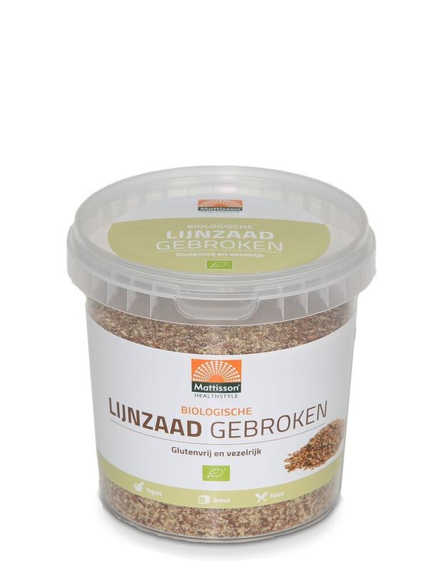 Mattisson Mattisson Leinsamen gebrochen Omega 3 Bio (300 gr)