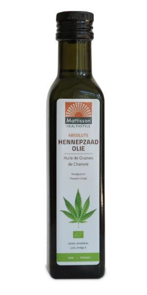 Mattisson Hanfsamenöl roh kaltgepresst bio (250 Ml)