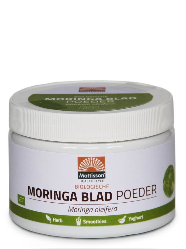 Mattisson Moringa-Blattpulver Moringa oleifera Bio (125 Gramm)