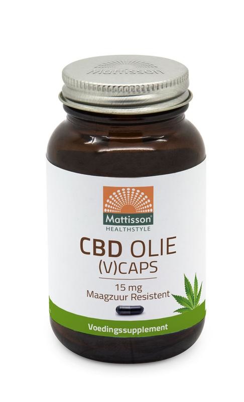 Mattisson Mattisson CBD-Ã–l 15 mg (60 vegetarische Kapseln)