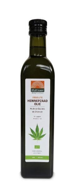 Mattisson Hanfsamenöl roh kaltgepresst bio (500 Ml)