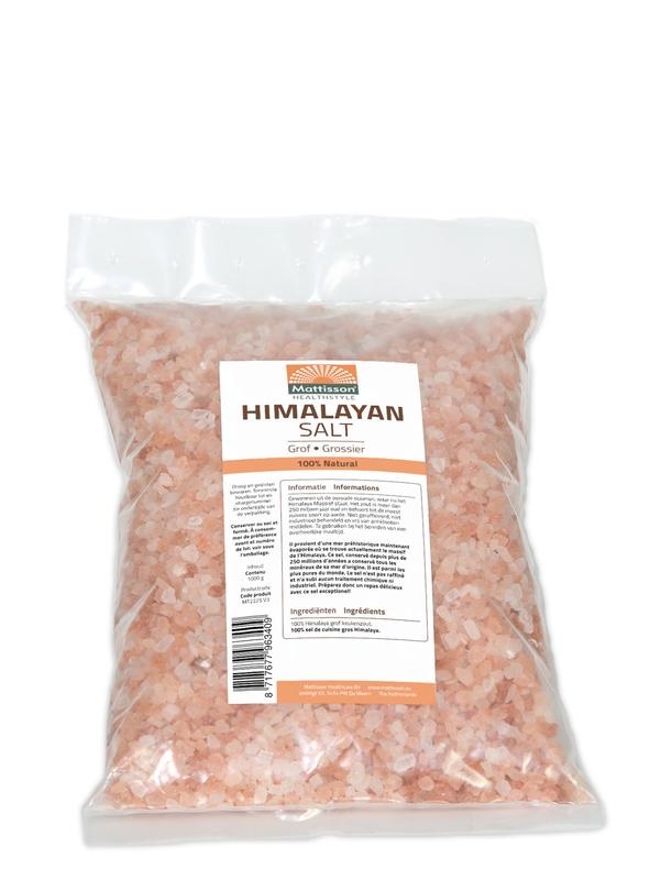 Mattisson Himalaya Kochsalz grob Nachfüllbeutel (1 kg)