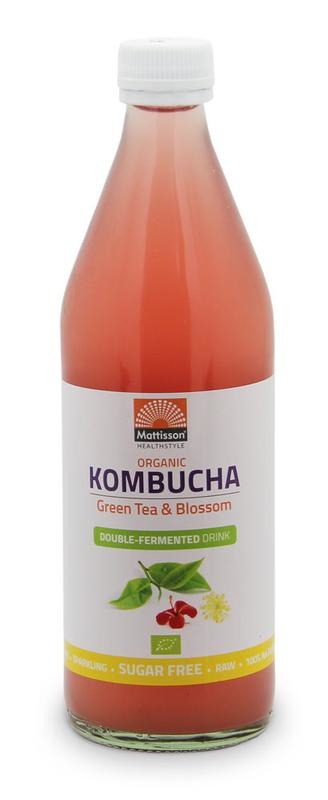 Mattisson Mattisson Kombucha Grüner Tee - Blüte Bio (500 ml)