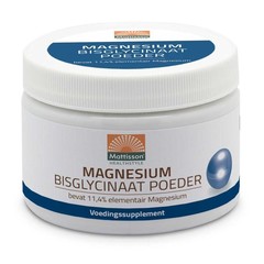 Mattisson Magnesiumbisglycinatpulver 11% Elemmagnesium (200 gr)