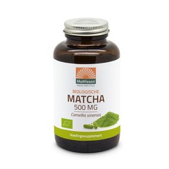 Mattisson Matcha 500 mg Bio Camillia sinensis (90 vegetarische Kapseln)