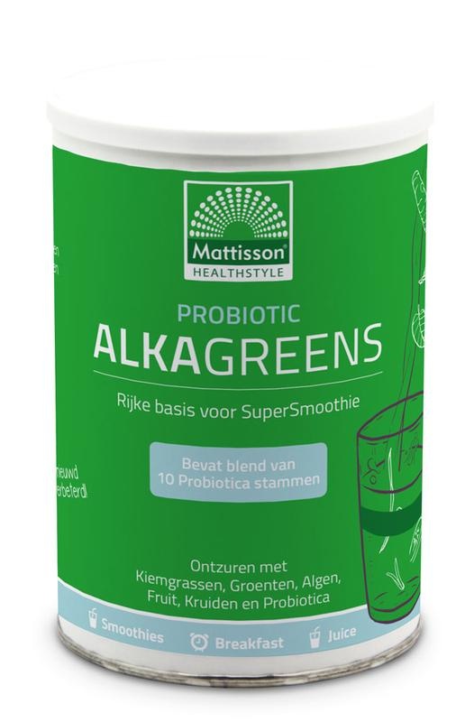 Mattisson Probiotisches Alkagreens-Pulver (300 Gramm)
