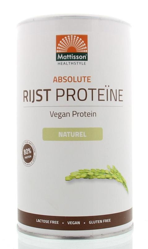 Mattisson Absolutes Reisproteinpulver vegan 80% (400 gr)