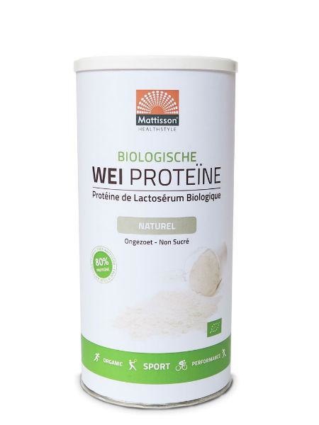 Mattisson Whey Whey Protein natürlich 80% biologisch (450 gr)