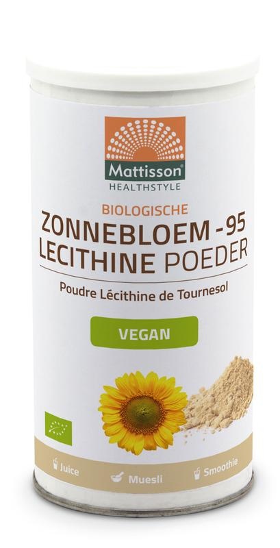 Mattisson Sonnenblumen-Lecithin-Pulver Bio (180 gr)
