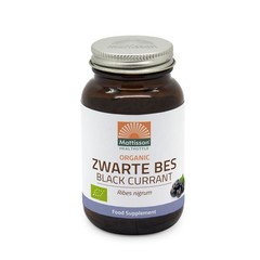 Mattisson Schwarze Johannisbeere bio (120 vegetarische Kapseln)