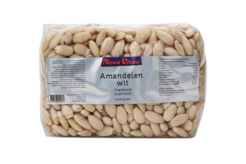 Nova Vitae Mandeln weiß ungeröstet roh (1 kg)