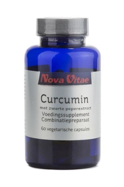 Nova Vitae Curcumin mit schwarzem Pfefferextrakt (60 VCaps)