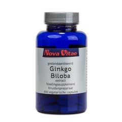 Nova Vitae Ginkgo-Biloba-Extrakt 120 mg (100 vegetarische Kapseln)