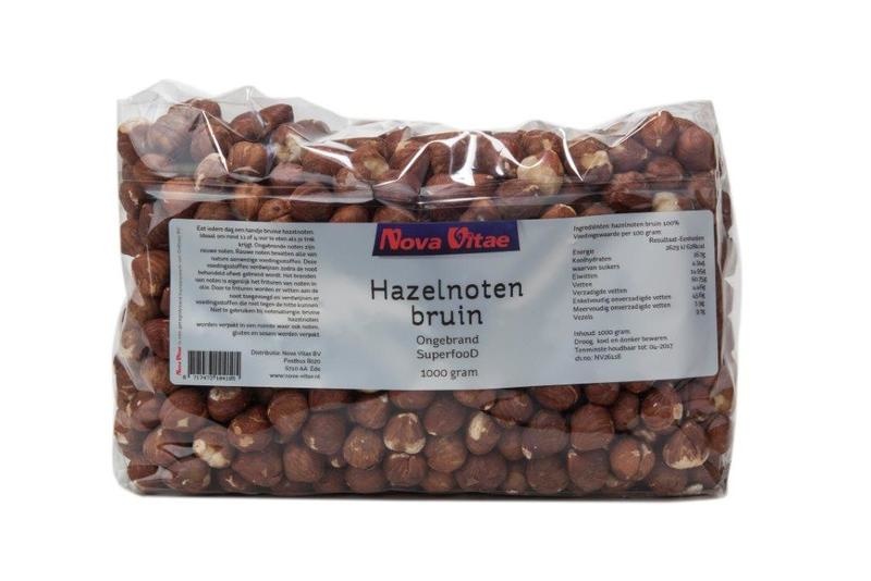 Nova Vitae Haselnüsse braun ungeröstet roh (1 kg)