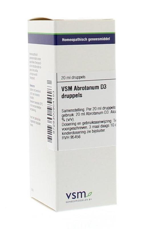 VSM VSM Abrotanum D3 (20 Ml)