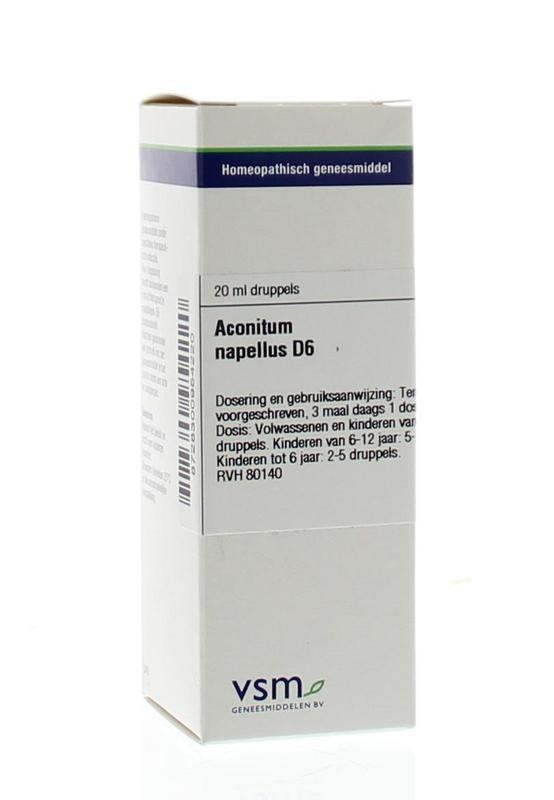 VSM VSM Aconitum napellus d6 (20 ml)