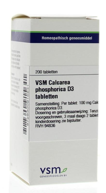 VSM VSM Calcium phosphorica D3 (200 Tab)