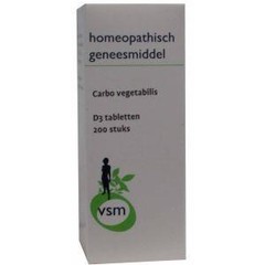 VSM Carbo vegetabilis D3 (200 Tabletten)