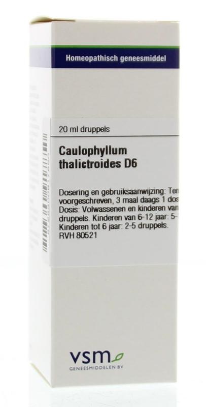 VSM VSM Caulophyllum thalictr D6 (20ml)