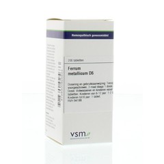 VSM Ferrum metallicum D6 (200 Tabletten)