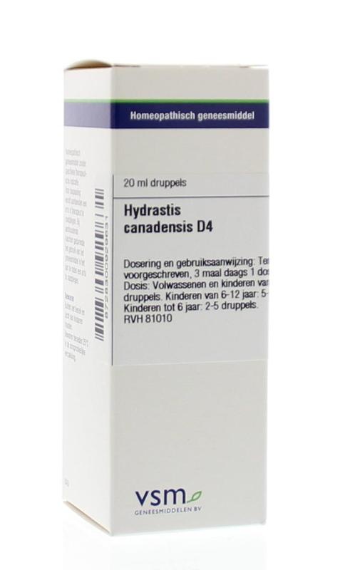 VSM VSM Hydrastis canadensis D4 (20ml)