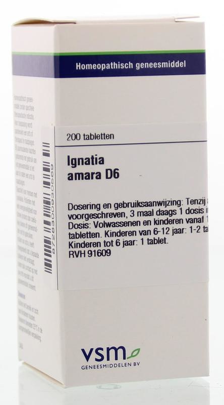 VSM VSM Ignatia amara D6 (200 Tabletten)