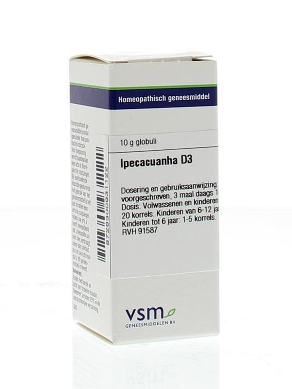 VSM VSM Ipecacuanha D3 (10 gr)