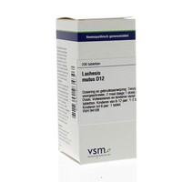 VSM VSM Lachesis mutus D12 (200 Tabletten)