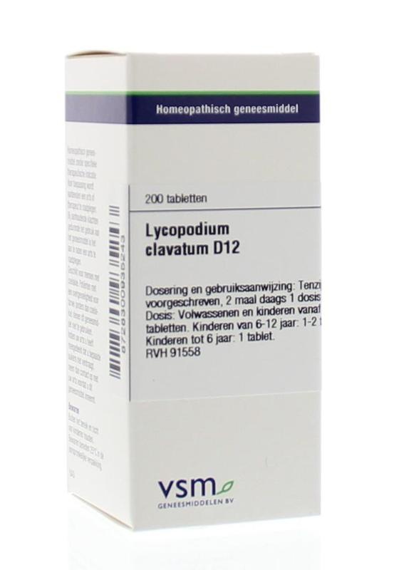 VSM VSM Lycopodium Clavatum D12 (200 Tabletten)