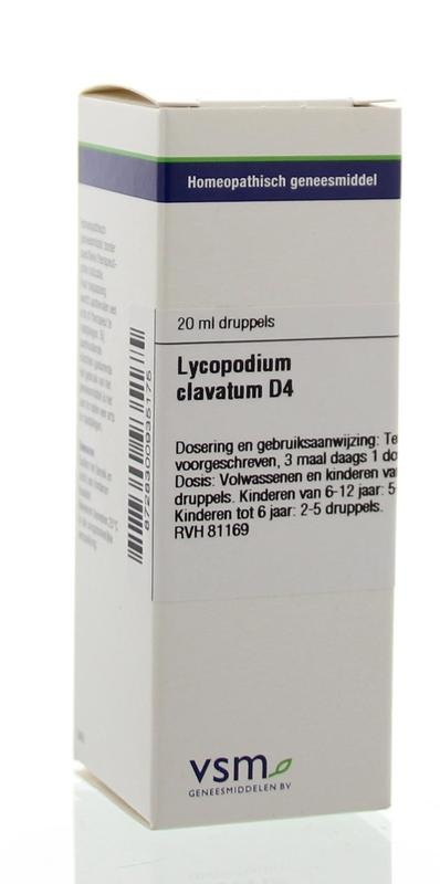 VSM VSM Lycopodium clavatum D4 (20 Ml)