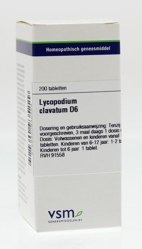 VSM VSM Lycopodium Clavatum D6 (200 Tabletten)