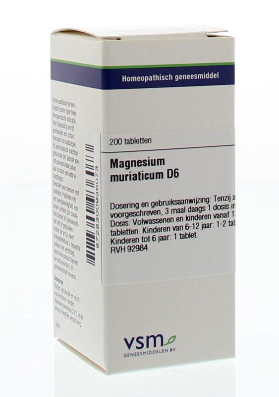 VSM VSM Magnesiumchlorid D6 (200 Tab)
