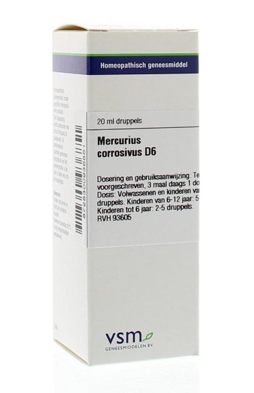 VSM VSM Quecksilber ätzend D6 (20 Ml)