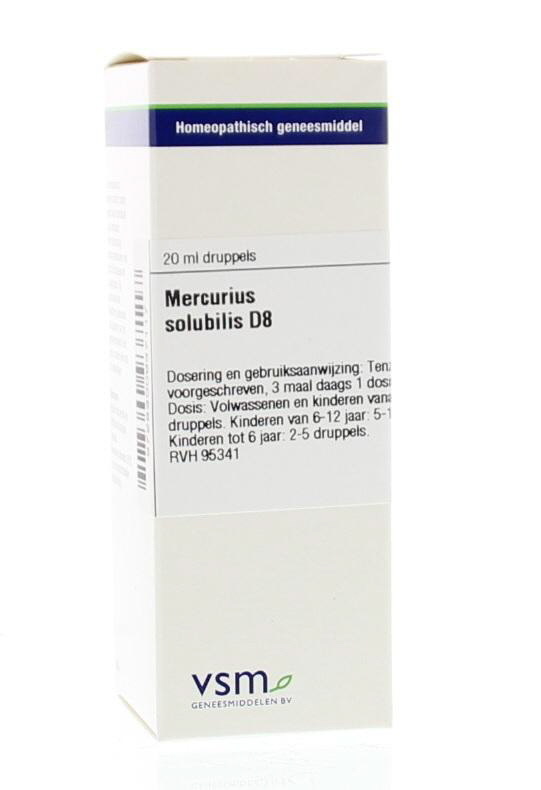 VSM VSM Quecksilber Solubilis D8 (20ml)