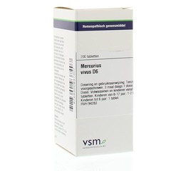 VSM Mercury vivus D6 (200 Tabletten)