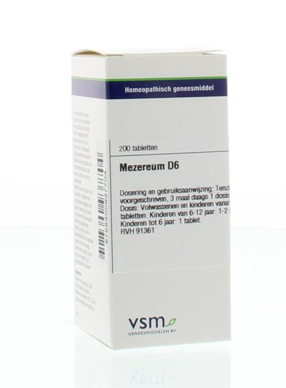 VSM VSM Mezereum D6 (200 Tabletten)