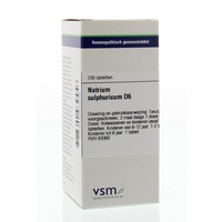 VSM VSM Natrium sulfuricum D6 (200 Tab)