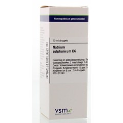 VSM Natrium sulfuricum D6 (20 ml)