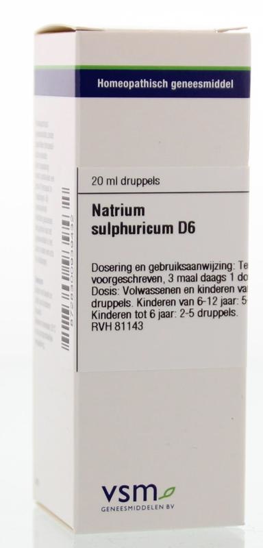 VSM VSM Natrium sulfuricum D6 (20 ml)