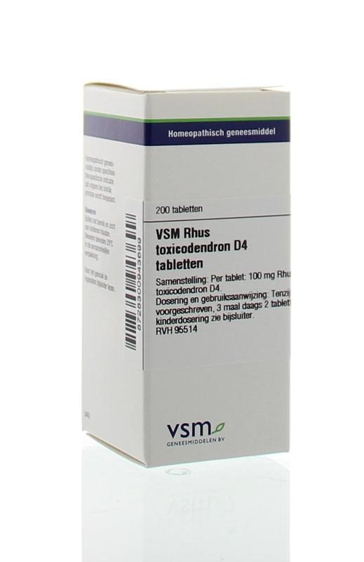 VSM VSM Rhus toxicodendron D4 (200 Tab)