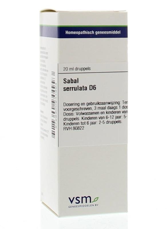 VSM VSM Sabal serrulata D6 (20 ml)