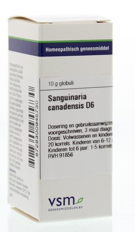 VSM VSM Sanguinaria canadensis D6 (10 gr)