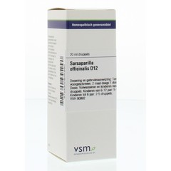 VSM Sarsaparilla officinalis D12 (20ml)