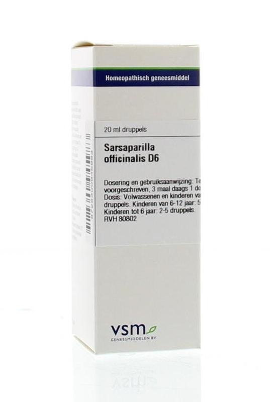 VSM VSM Sarsaparilla officinalis D6 (20 Ml)