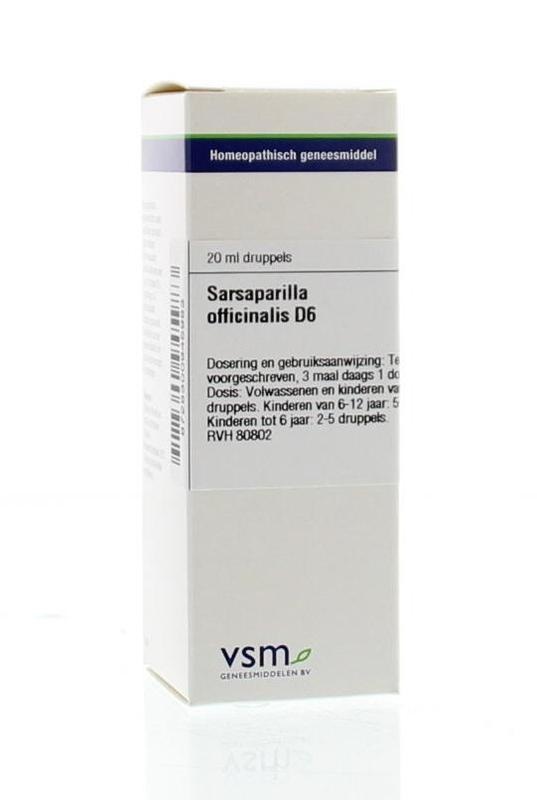 VSM VSM Sarsaparilla officinalis D6 (20ml)