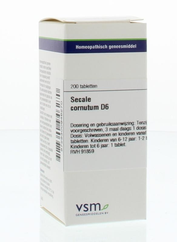 VSM VSM Secale cornutum D6 (200 Tabletten)