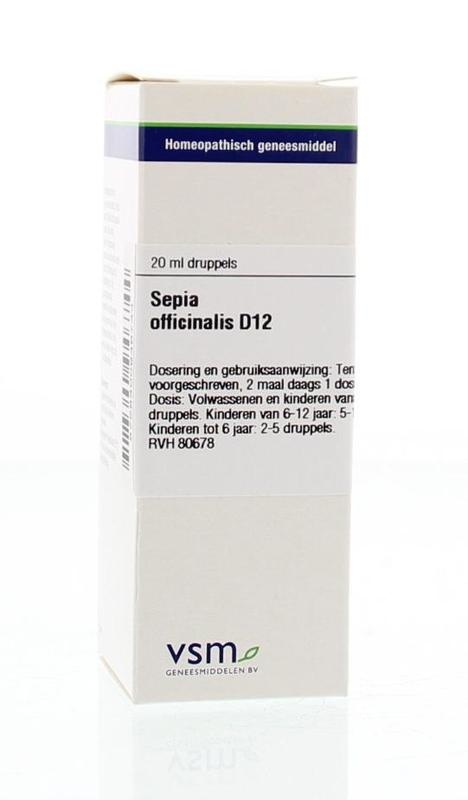 VSM VSM Sepia officinalis D12 (20 Ml)