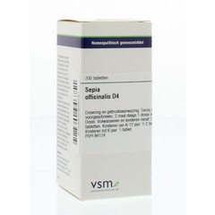 VSM Sepia officinalis D4 (200 Tabletten)